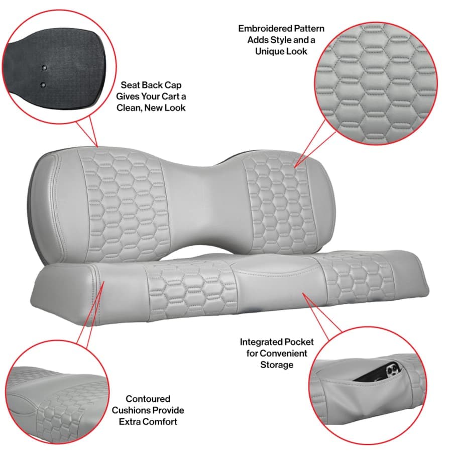 MadJax Colorado Seats for Genesis rear seat kits Light Graphite