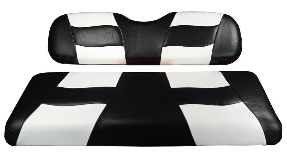 Madjax RIPTIDE FRONT SEAT COVER EZGO TXT BLACK/WHITE