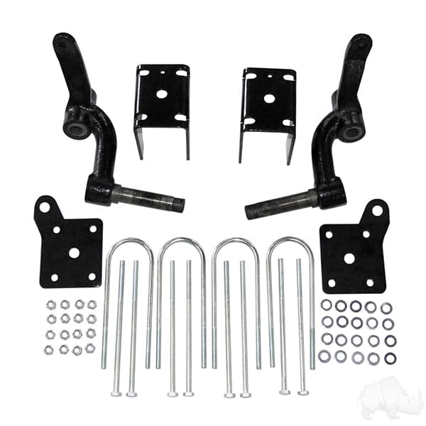 RHOX 5" Axle 3" & 6" Spindle Lift Kit EZGO TXT