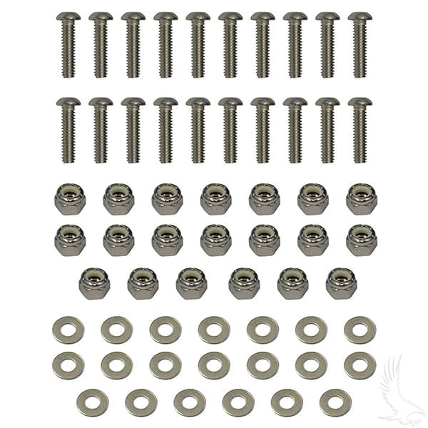 RHOX Stainless Steel Hardware Kit, Fender Flares
